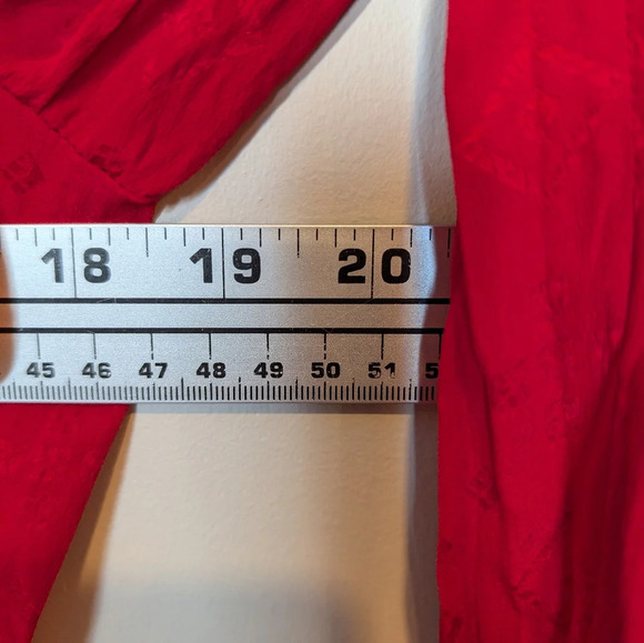 Liz Claiborne Red Midi Dress - Picture 7 of 8